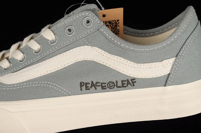 All categories Vans Vans series Vans Mid Vans China Vans Old Skool Vans gray green side stripes fun printed low-top casual sneakers VN0A54F4AST